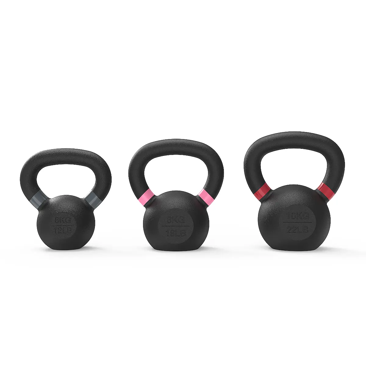 Kettlebell Set, 6kg, 8kg, 10kg Kettlebell Set, 6kg, 8kg, 10kg
