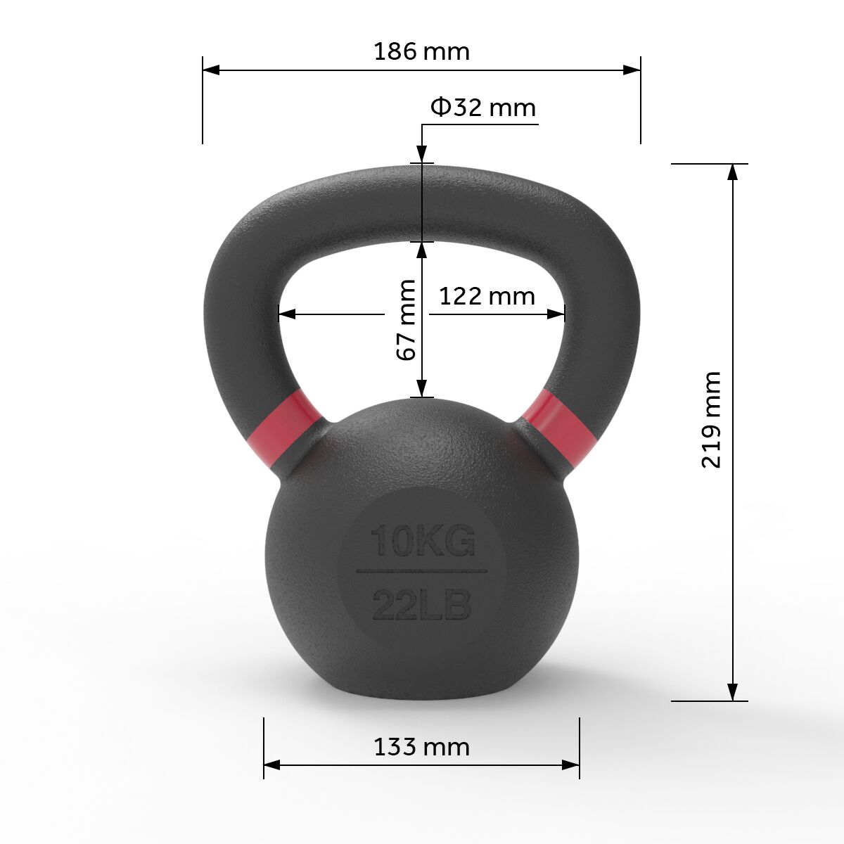 Ironcast Kettlebells 10KG Ironcast Kettlebells 10KG