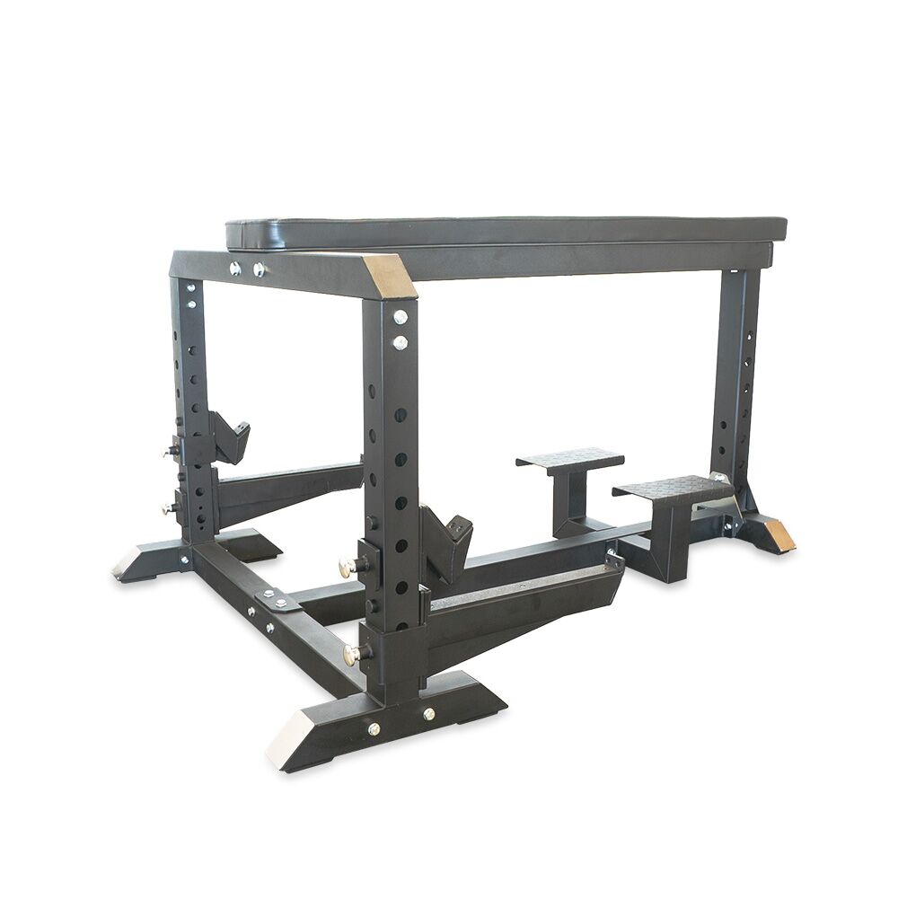 Prone rack pull main 1 Prone row bench