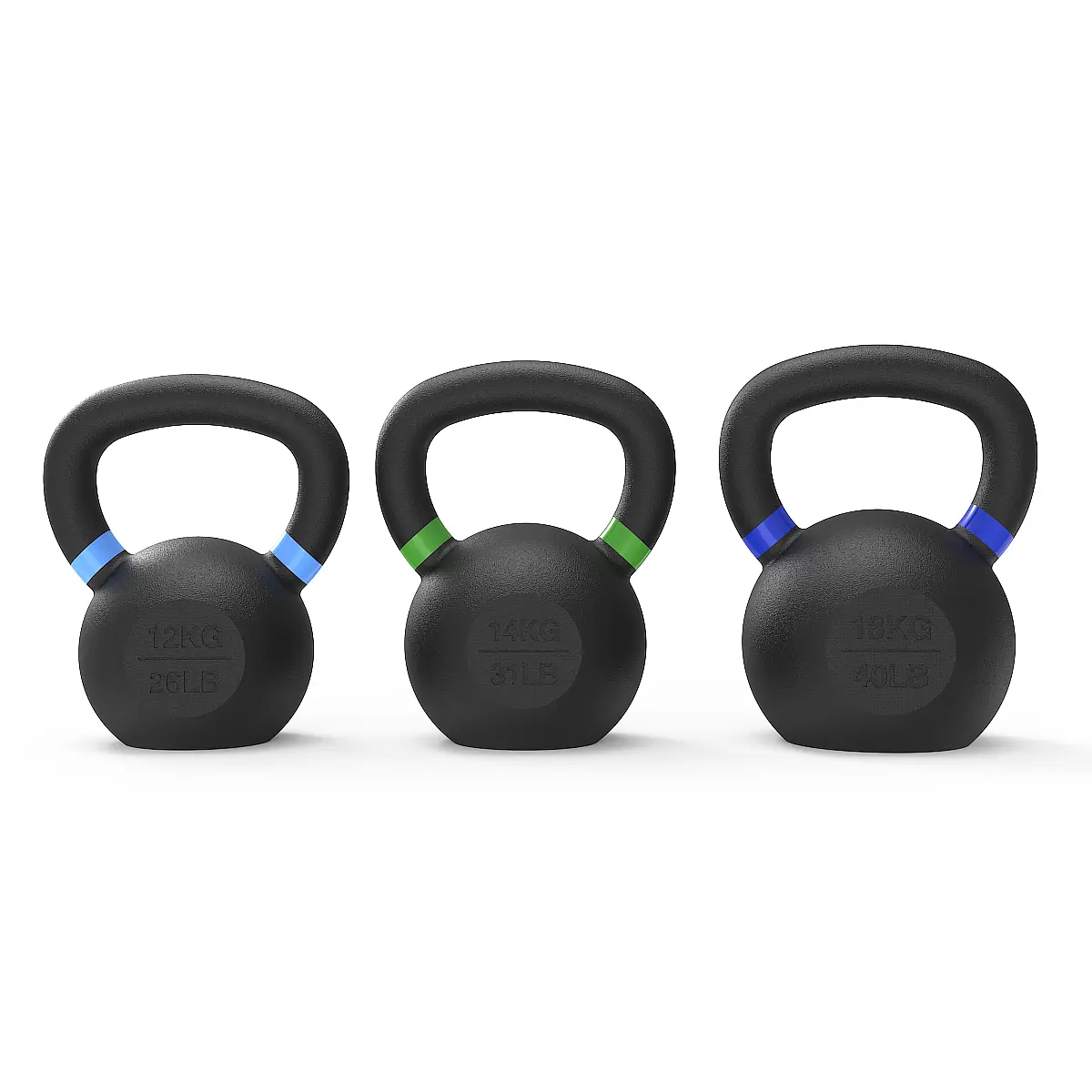 Kettlebell Set 12kg, 14kg, 18kg Kettlebell Set 12kg, 14kg, 18kg