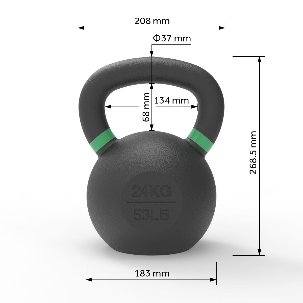 Ironcast Kettlebells 24KG Ironcast Kettlebells 24KG