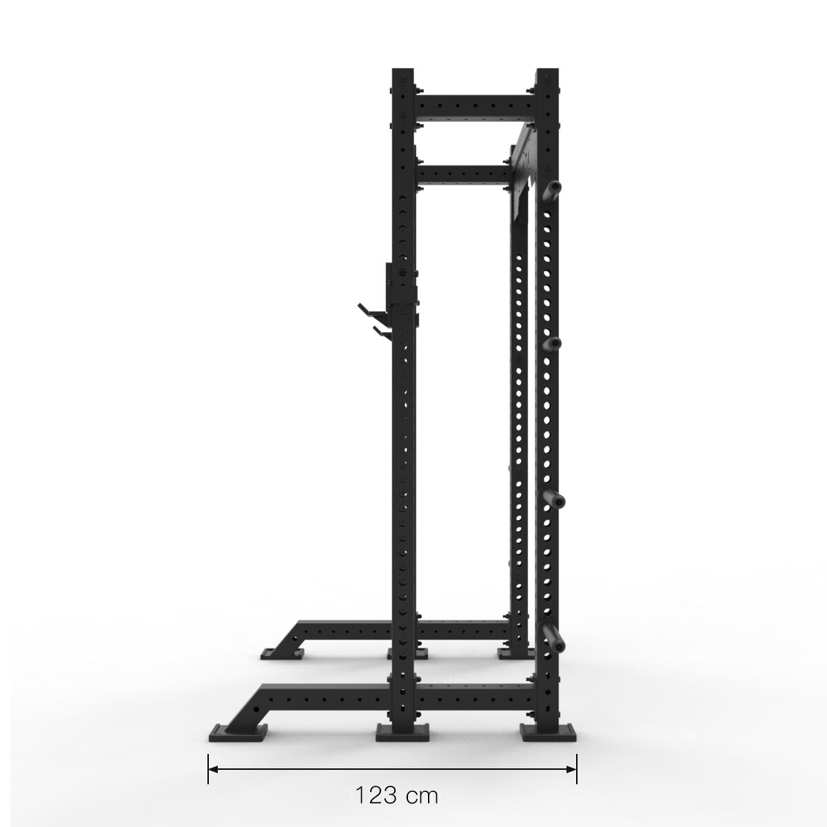 K75 Half Power Rack Side view with measurements K75 Half Power Rack Side view with measurements