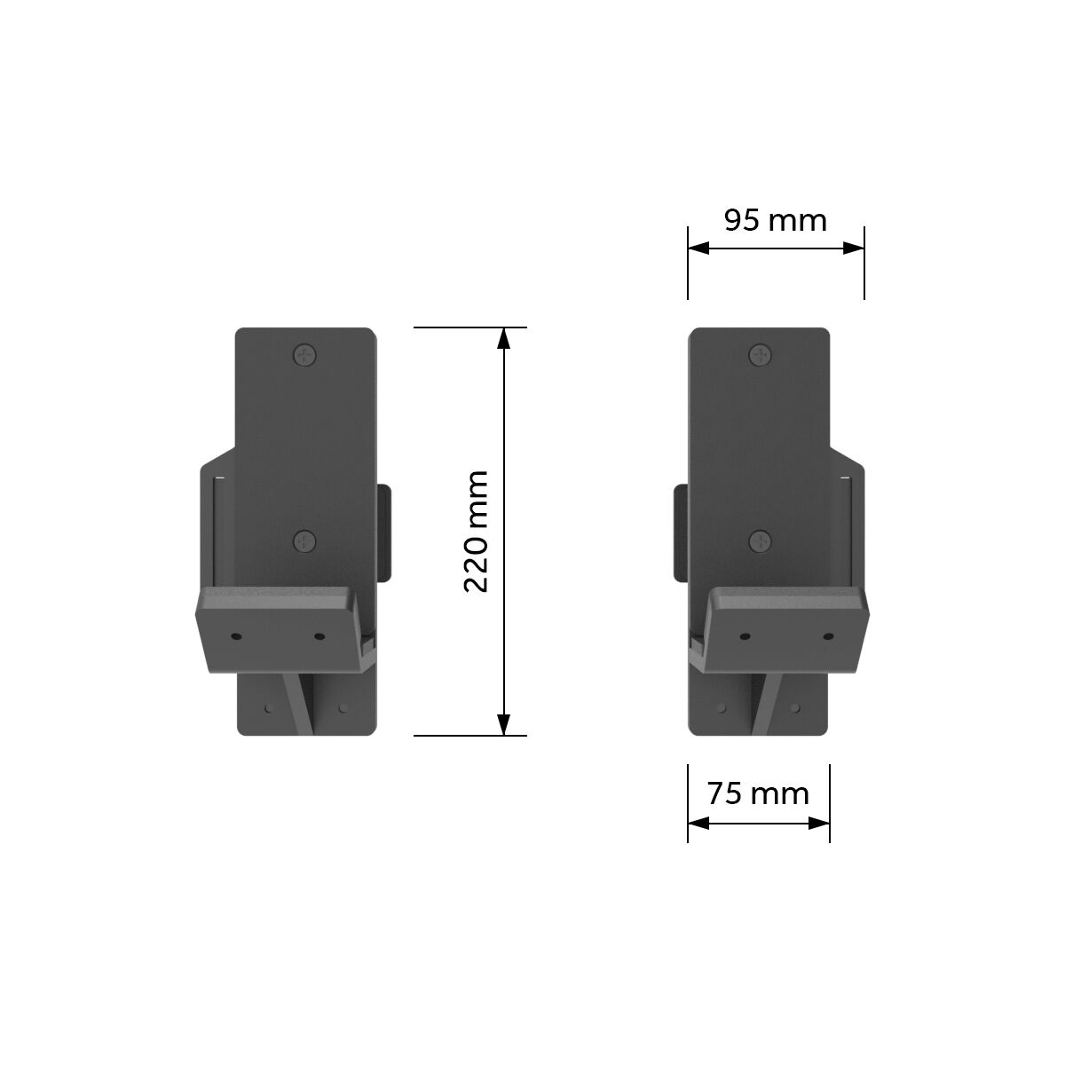 K75 Standard J Hooks Pair K75 Standard J Hooks Pair