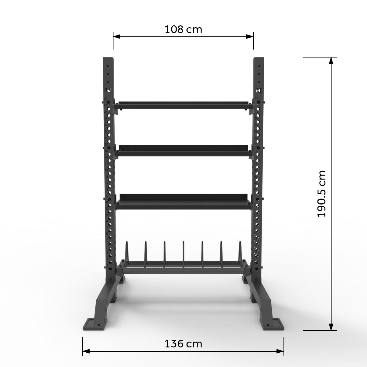 K75 Compact 4 tier Storage Rack K75 Compact 4 tier Storage Rack